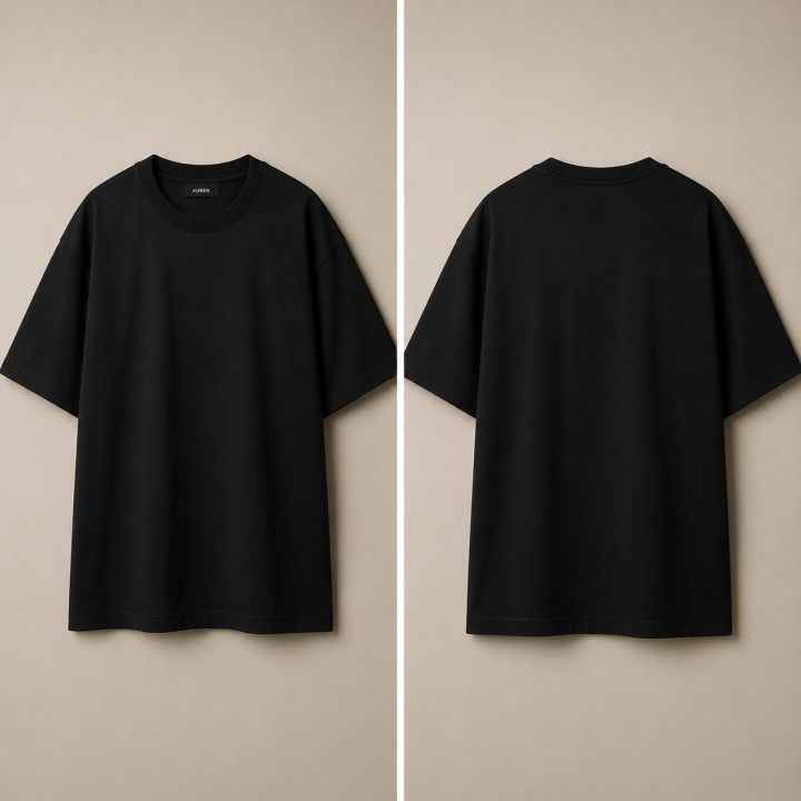 AUREN Premium Oversized T-Shirt | Camiseta Minimalista de Algodón